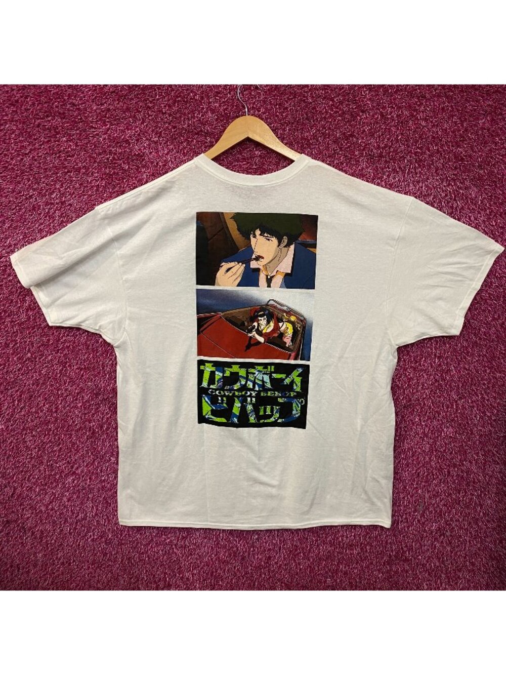 Cowboy Bebop Spike and Faye Graphic Anime T-Shirt XL